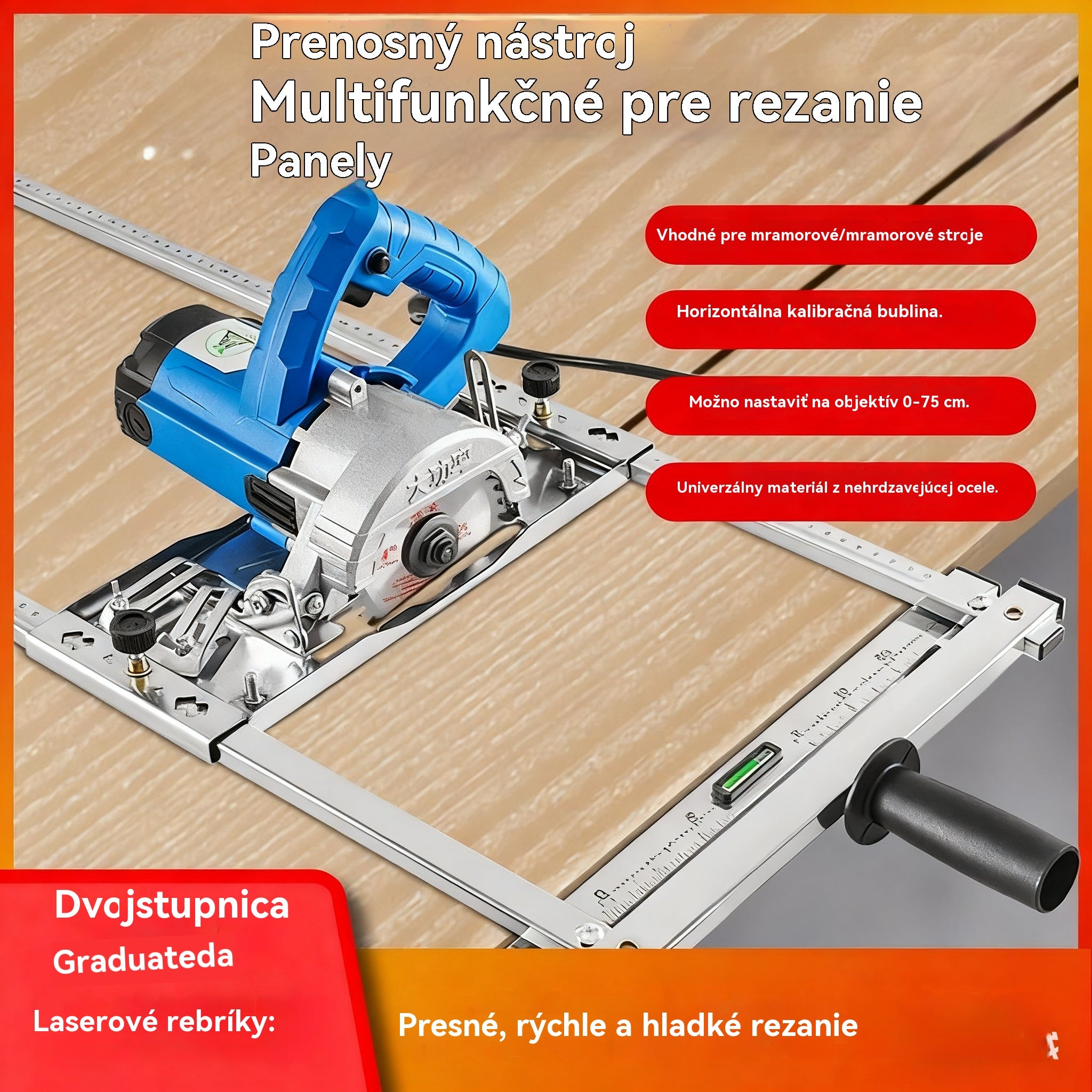 Prenosná multifunkčná píla na rezanie panelov