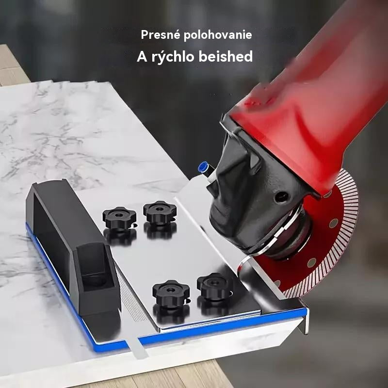 Stojan uhlovej brúsky na rezanie pod uhlom 45°