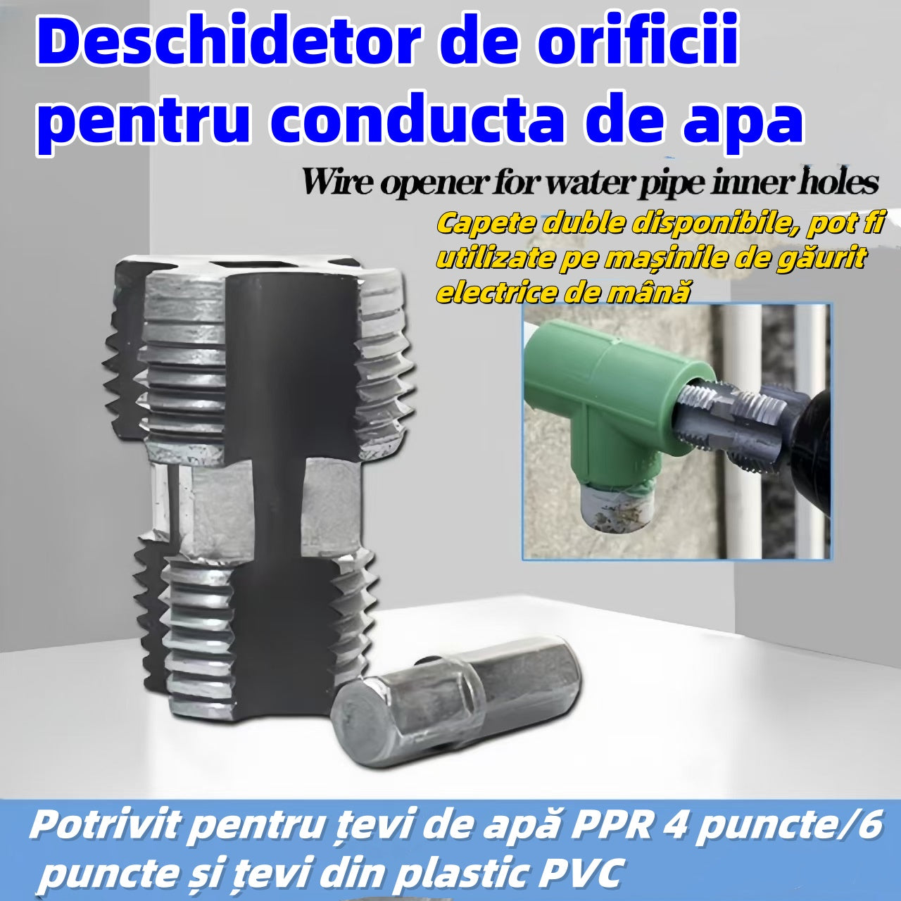 Nástroj na vnútorné vŕtanie vodovodného potrubia